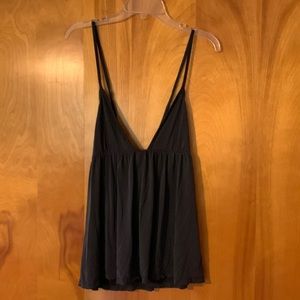 Free People flows black tank top md